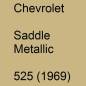 Preview: Chevrolet, Saddle Metallic, 525 (1969).